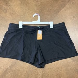 Kona Sol Black Women's Swim Shorts